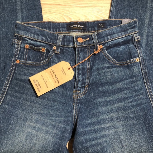NWT Lucky Brand straight leg blue size 0 - Picture 4 of 9